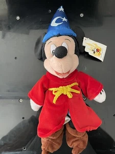 Disney Fantasia Sorcerer Mickey Mouse Safari Minnie Plush Toy Animal Kingdom LOT - Picture 1 of 8