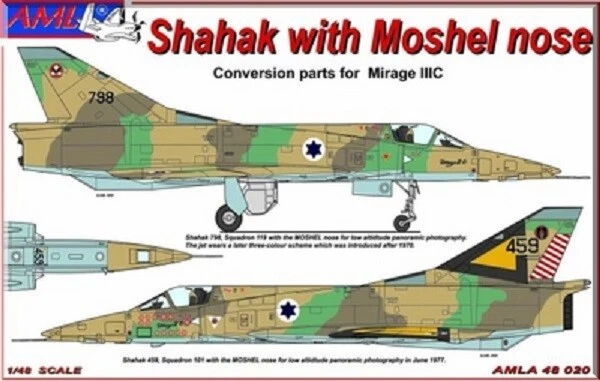 AML 1/48 Conversion parts for Mirage IIIC Eduard Kit - 48020  - Immagine 1 di 1