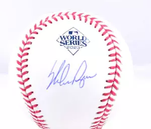 Nolan Ryan Autographed Rawlings OML 2023 World Series Baseball- AIV Hologram - Picture 1 of 7