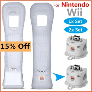 Motion Plus Adapter Sensor & Silicon Sleeve for Nintendo Wii Remote Controller ~ - Picture 1 of 10