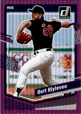 2023 Panini Donruss Purple Holo #232 Bert Blyleven