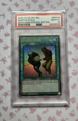 Snatch Steal SRL-EN036 Ultra Rare 25th Anniversary Yu-Gi-Oh! PSA 10 - Image 1 of 2