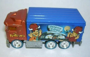 Hot Wheels Flintstones Truck Fred Barney Bedrock Bowl - Picture 1 of 2