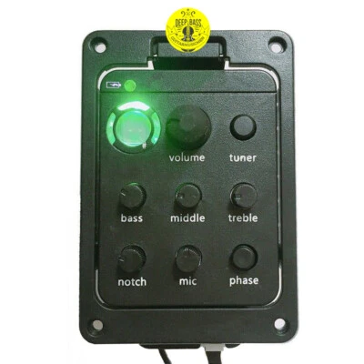 Acoustic Guitar Pickups Presys Blend 301 Onboard Preamp Pickup 4-Bands Tuner Mic - Image 1 of 4