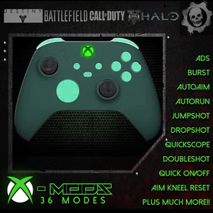 XBOX ONE SERIES RAPID FIRE CONTROLLER - CARNAGE MOD 2.0 - MINTY RACING GREEN - Picture 1 of 7
