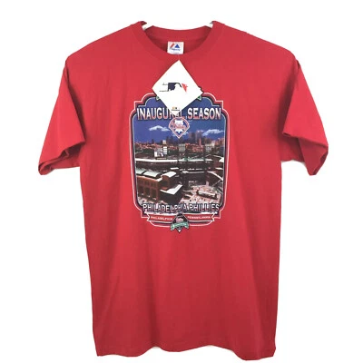 Camiseta masculina Philadelphia Phillies beisebol temporada inaugural Citizens XL 4997 - Imagem 1 de 4