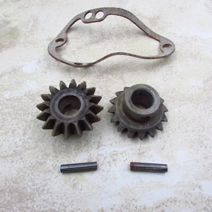 Kit de engranajes biselados postes biselados vintage de nuevo de lote antiguo Maytag, accionamiento en ángulo recto - Imagen 1 de 7