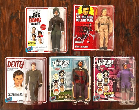 THE SIX MILLION DOLLAR MAN - BIG BANG THEORY Action Figures Bif Bang Pow U PICK Cover