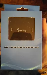 S-ciing RCA Composite CVBS AV to HDMI Video Audio Converter AV2HDMI Adapt Mini - Picture 1 of 5
