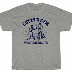CUTTY'S GYM T-Shirt - The Wire BOXING Baltimore Barksdale - Sizes SMALL - 5X - Picture 1 of 5