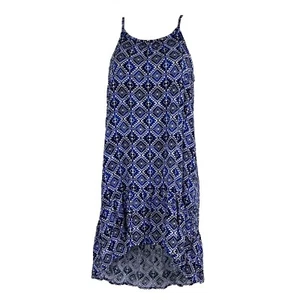 Place Dress Girls Youth Large 10/12 Sleeveless Hi/Low Geometric Lightweight - Picture 1 of 10