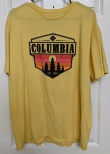 Camiseta Columbia Amarilla, XL, Usada - Imagen 1 de 3