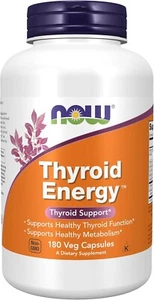 NOW Thyroid Energy,180 Veg Capsules - Picture 1 of 6