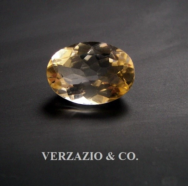 CITRINE GEM OVAL LOOSE NATURAL GEMSTONE 14 X 10 MM  VVS-VS 4.52 CARAT GEMSTONE - Image 1 of 1