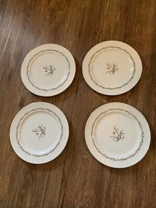 Set of 4 Regal China Japan SUNGOLD Dinner Plates 10 1/4" - Picture 1 of 7