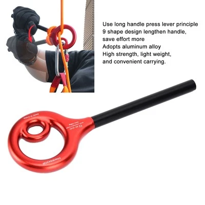 MARKENLOS 9 Shape Rigging Descender Anti Falling Outdoor Rock Climbing Speed Descent E Hot