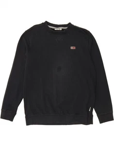 NAPAPIJRI Mens Sweatshirt Jumper 2XL Navy Blue Cotton DQ31 - Picture 1 of 3