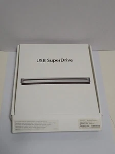 Apple USB SuperDrive (A1379) USB 2.0 External Optical CD-RW/DVD-RW Burner  - Picture 1 of 7