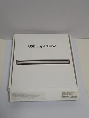 Queimador óptico externo Apple USB SuperDrive (A1379) USB 2.0 CD-RW/DVD-RW  - Imagem 1 de 4
