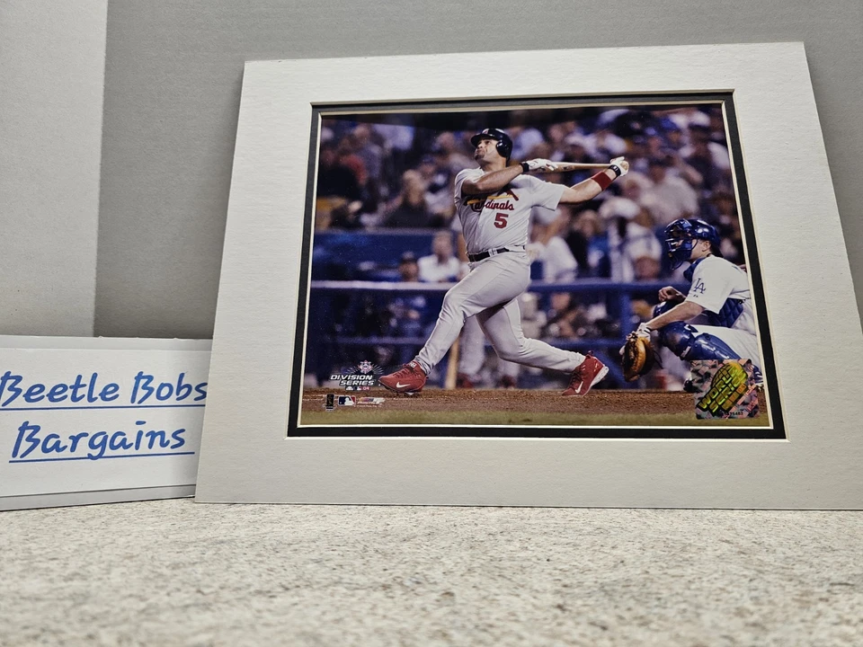 Foto de Albert Pujols Cardenales de San Luis MLB 2004 NLDS 8x10 en mate Foto 1 de 4