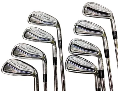 Cobra KING Forged One Length 8S Iron Set 4-GW 8pcs X Flex RH Used - Image 1 of 4