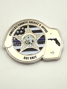 Moneda Desafío Policía Estatal de Florida Unidad DUI Oficina del Sheriff del Condado de Pinellas F71 - Imagen 1 de 2