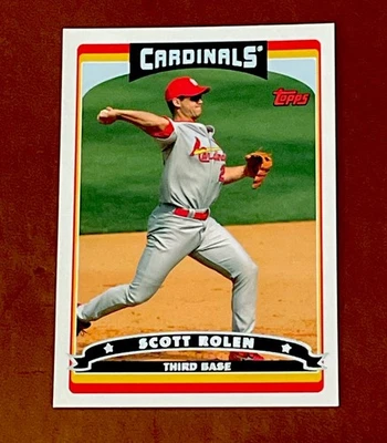 2006 Topps #555 Scott Rolen, St. Louis Cardinals/ Phillies MLB HOF - Image 1 of 2