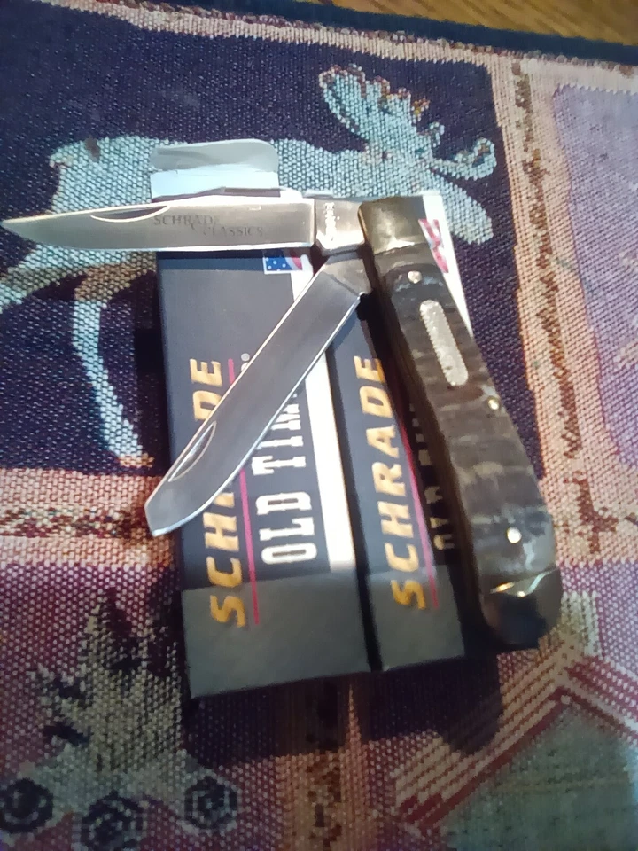 Pocket Knife Vintage Shrade Old Timer 2 Blade made in China  - Image 1 of 1