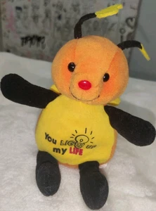 Plush Creation 7" You Light My Life Multicolored Bug Insect Plush Stuffed Animal - Picture 1 of 3