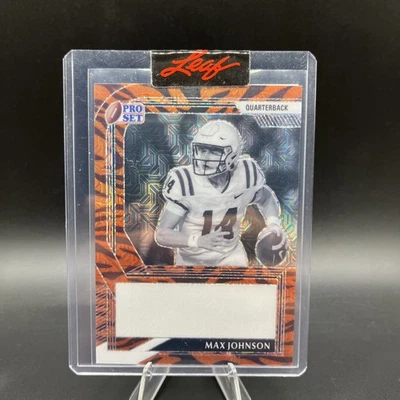Max Johnson 2022 Pro Set Pre production Proof 1/1 Tiger Stripe - Image 1 of 2