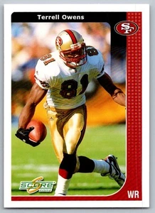 2002 Score Terrell Owens San Francisco 49ers #201 - Picture 1 of 2