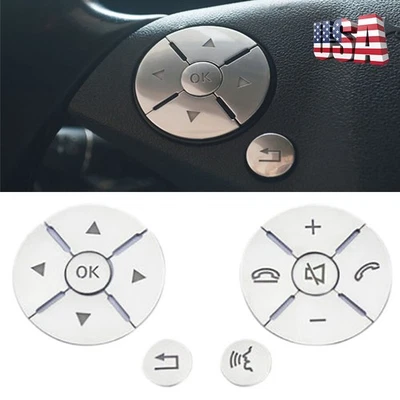 Steering Wheel Button For Mercedes-Benz C-Class W204 C180 C200 C260 C280 C300 US - Image 1 of 4