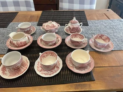 Johnson Brothers - Entrada antigua Mount Vernon - Juego de 10 piezas Foto 1 de 4