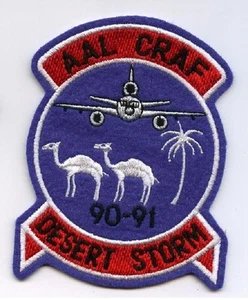 DESERT STORM AMERICAN AIRLINES CIVIL RESERVE AIR FLEET '90-'91 COMMEMORATIVE SSI - Picture 1 of 12