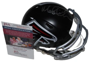 MORTEN ANDERSEN signed (ATLANTA FALCONS) mini football helmet JSA COA AX11413 - Picture 1 of 3