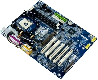 Gigabyte Ga-8stxc Pga478 3x Ddr 5x Pci Agp Cnr Mainboard - Image 1 of 2