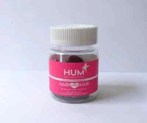 HUM Sweet Strong Hair - B12, Biotin, Paba, Folic for Hair Growth - (56) Gummies - Picture 1 of 6