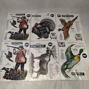 6 Vintage Färber Sportcals gestanzte wasserdichte Vinyl-Aufkleber Sticker - Bild 1 von 7