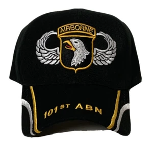 NEW U.S. ARMY SCREAMING EAGLE 101ST AIRBORNE ABN DIVISION DIV JUMP WINGS CAP HAT - Picture 1 of 4