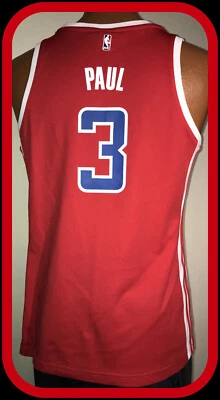  LOS ANGELES CLIPPERS CHRIS PAUL ADIDAS NBA PARA SU RÉPLICA CAMISETA NUEVA DOS ETIQUETAS Foto 1 de 4