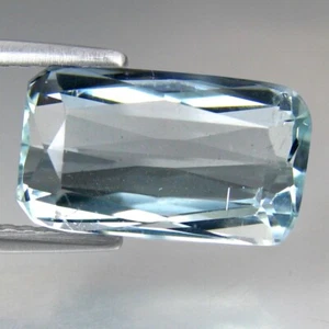 3.41 CTS 12x7mm FANTÁSTICA PIEDRA PRECIOSA SUELTA NATURAL AZUL BRILLO RARO MÁS RARA - Imagen 1 de 3