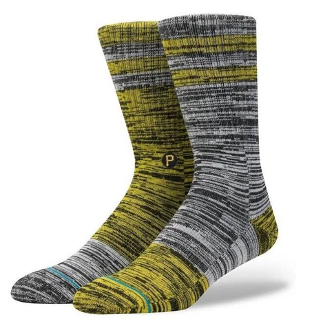 Pittsburgh Pirates Stance Socks Men’s Medium 6-8.5 MLB Black Yellow Steelers New Cover