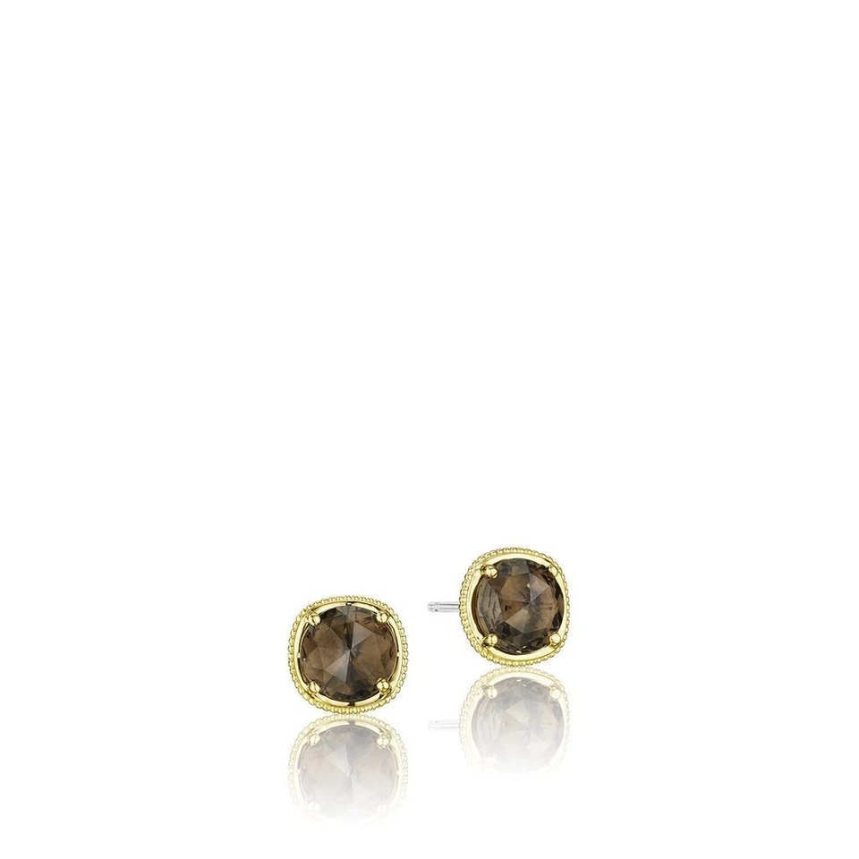 TACORI- Simply Gem Stud featuring Smokey Quartz (SE154Y17)  - Image 1 of 1