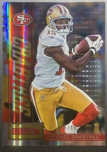 2013 Panini Rookies And Stars Longevity Gold #84 Michael Crabtree 58/99 49ers - Bild 1 von 2