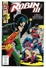 **Robin 3: Cry Of Huntress #5** BATMAN!! SIGNED By TOM LYLE!! CHUCK DIXON! BvS!