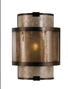 Fine Art 590550ST Singapore Moderne Bronze single Lt. 11 inch Wall Sconce - Picture 1 of 5