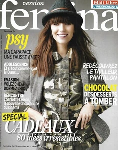 VERSION FEMINA n°608 25/11/2013 Spécial cadeaux/ Charlotte Le Bon/ P.Claudel - Imagen 1 de 1
