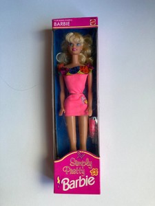 Simply Pretty Barbie 1995, Open Box, Vintage 90s Boxed Barbie Mattel, See Descrp