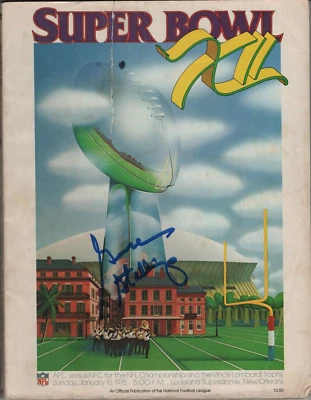 Gene Stallings Signed Super Bowl XII Program Auto 1978 Cowboys Broncos - Image 1 of 2