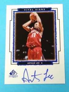 1999 UD SP Top Prospects Basket - ARTHUR LEE Rc Vital Signs AUTO Stanford